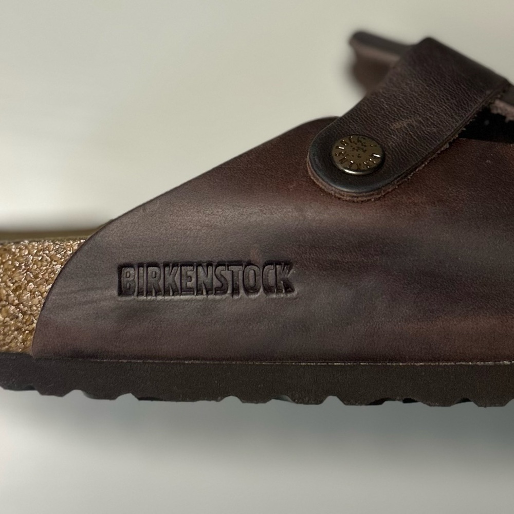 BIRKENSTOCK BOSTON Habana oiled leather-size: 
EU:37 US:6.5 Soft Footbed. NIB! - Picture 6 of 13